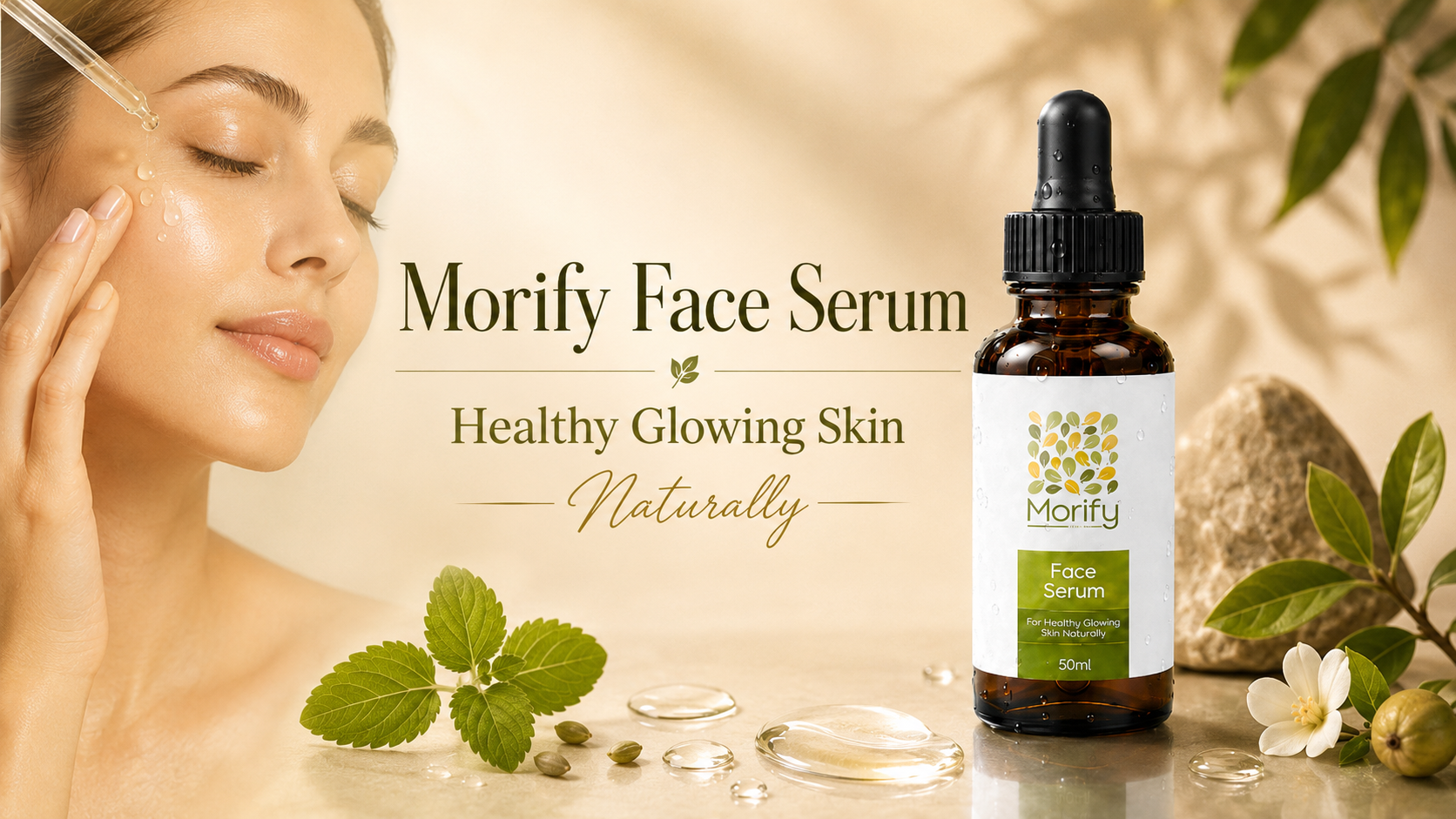 Morify Moringa Face Serum : Nature's Daily Dose of Radiance for Healthy, Glowing Skin