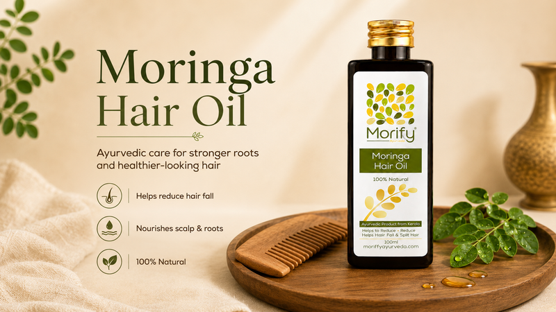 Morify Moringa Hair Oil : Nourish Your Roots, Strengthen Every Strand Naturally