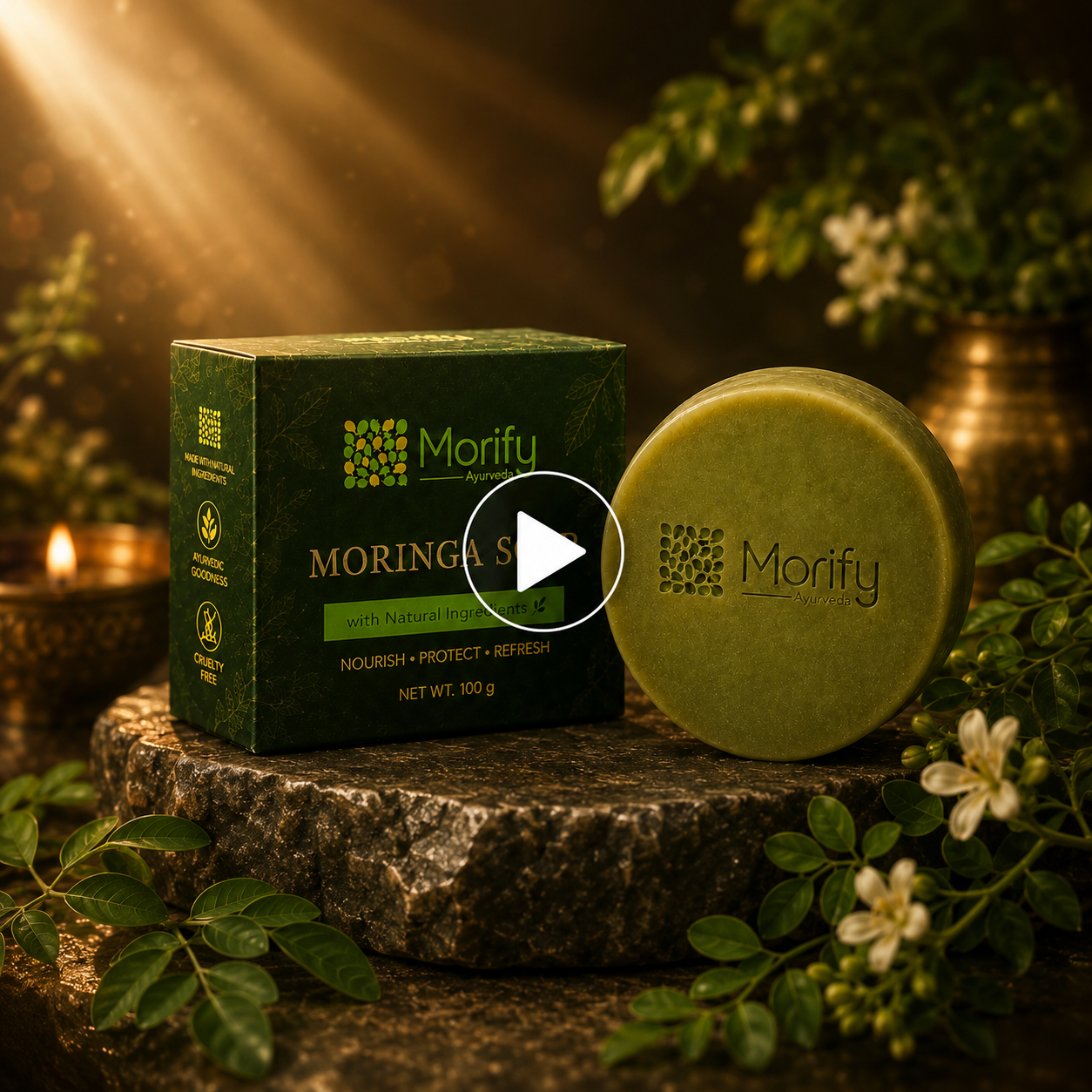 Morify Moringa Scrub Soap