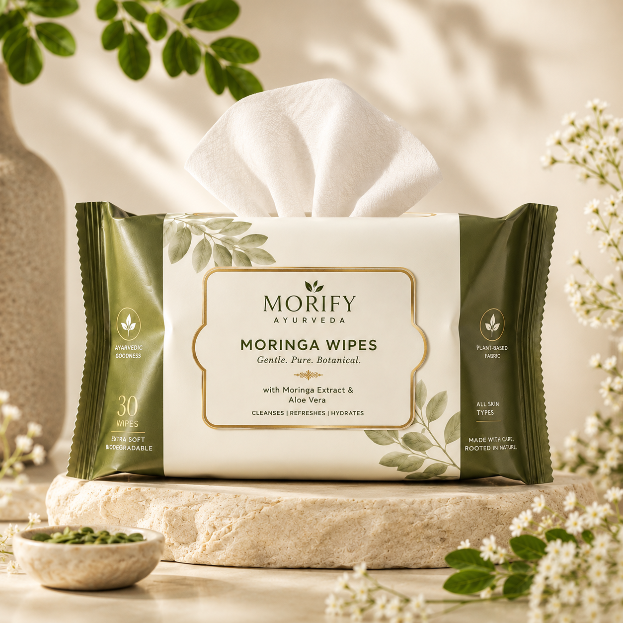 Morify Facial Wet Wipes 