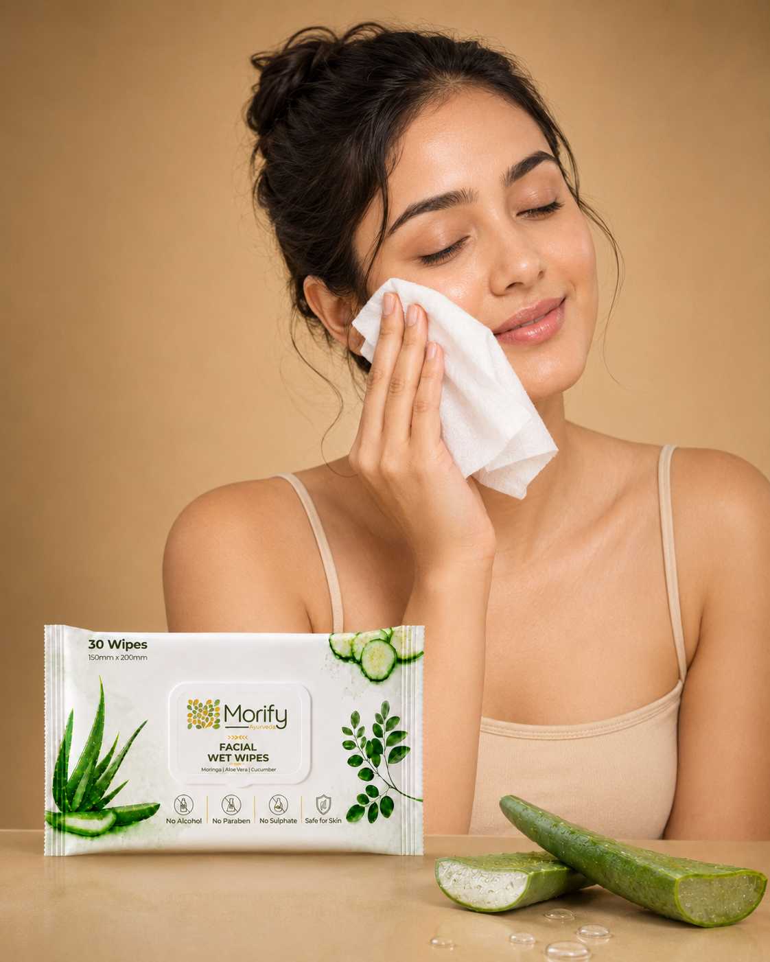 Morify Facial Wet Wipes 