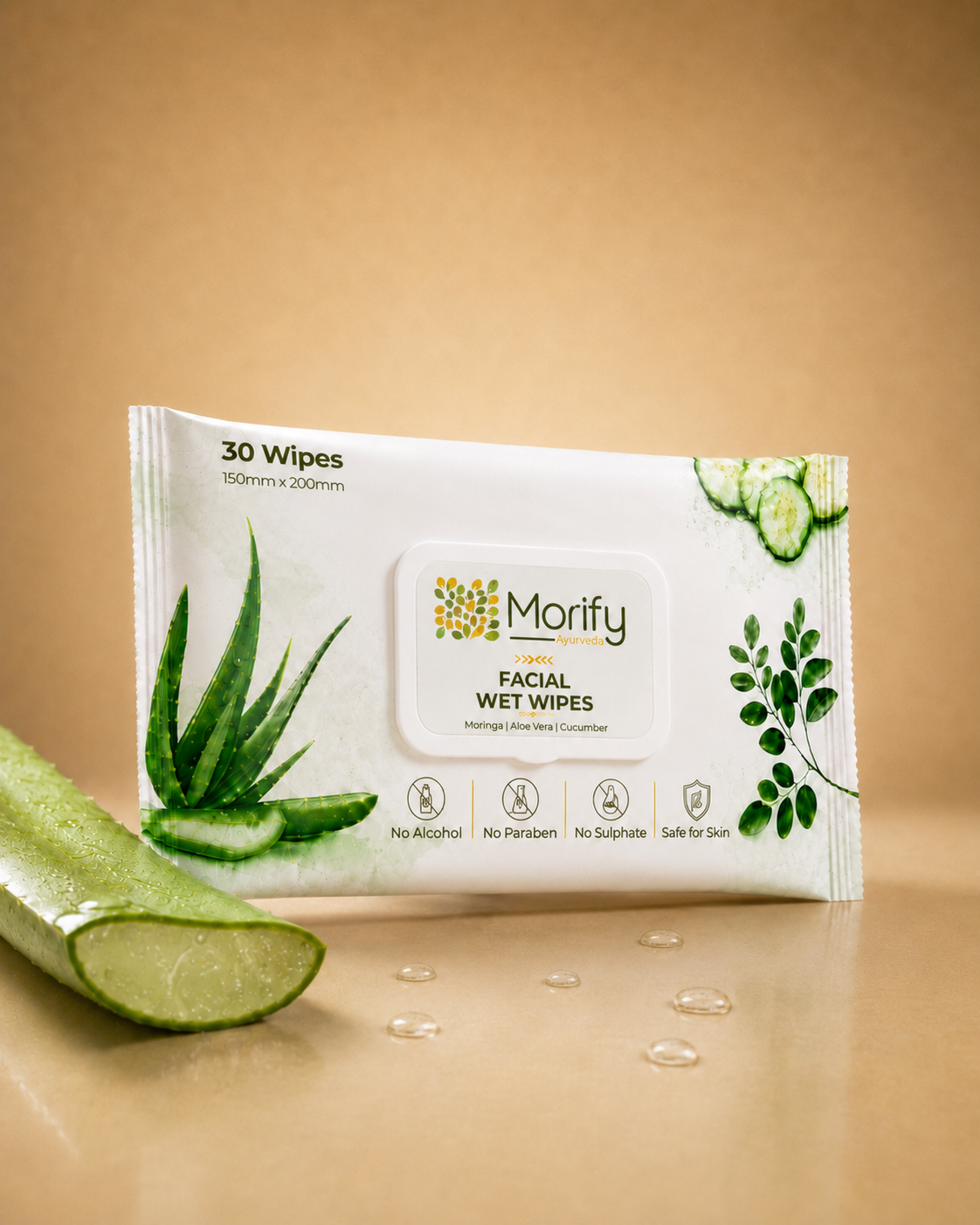 Morify Facial Wet Wipes 