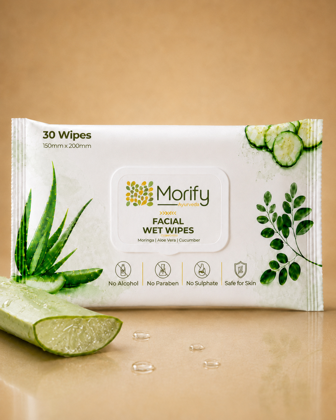 Morify Facial Wet Wipes 